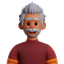 mohawk, hair, man, short hair man with beard, short hair man, shirt, west, man beard, short tshirt, short hair, young man, profile, user, character, guy, people, male, boy, person, avatar 