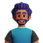 curly, hair, man, curly hair man, curly hair, jacket, young boy, brown curly hair, virtual avatar, short tshirt, metapeople, metaverse, profile, user, guy, people, male, boy, person, avatar 