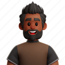mohawk, hair, man, with, beard, mohawk hair man with beard, mohawk hair man, mohawk hairstyle, male, boy, young man, shirt, fashion, mohawk with beard, metapeople, metaverse, hoodie, people, person, avatar, character 