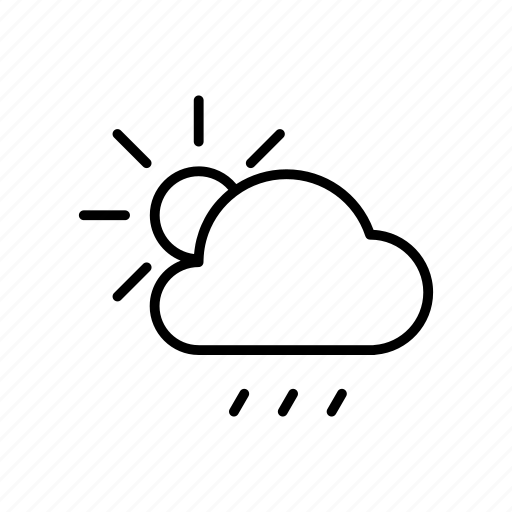Rain, rainy, sun, weather icon - Download on Iconfinder