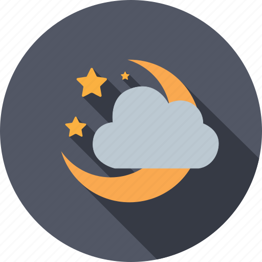 Astronomy, climate, cloud, moon, moonlight, temperature, weather icon - Download on Iconfinder