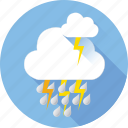 cloud, hymidity, lightning, rain, strom, temperature, weather