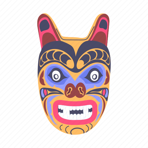 Mexican mask, native mask, cultural mask, face mask, traditional mask icon - Download on Iconfinder