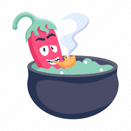 Chilli soup, soup bowl, red pepper, red chilli, red spice icon - Download on Iconfinder