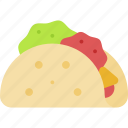 taco, fast, food, mexican, lunch, and, restaurant, snack