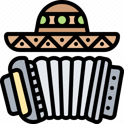 Accordion, harmonica, melody, music, leisure icon - Download on Iconfinder