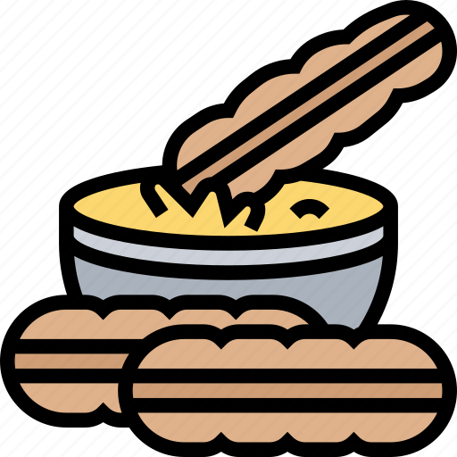 Churros, dessert, fried, cuisine, pastry icon - Download on Iconfinder