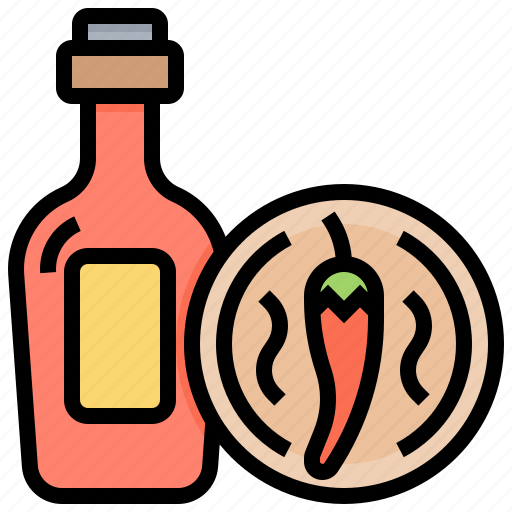 Bottle, chilli, food, mexico, sauce icon - Download on Iconfinder