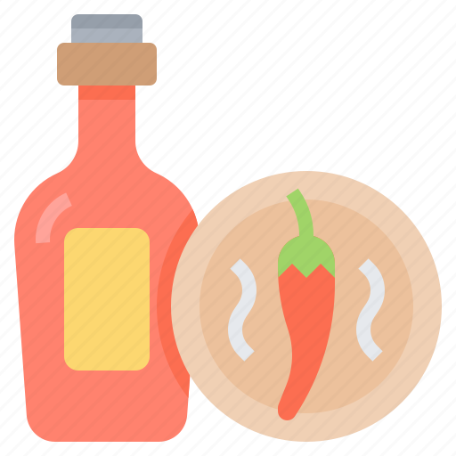 Bottle, chilli, food, mexico, sauce icon - Download on Iconfinder