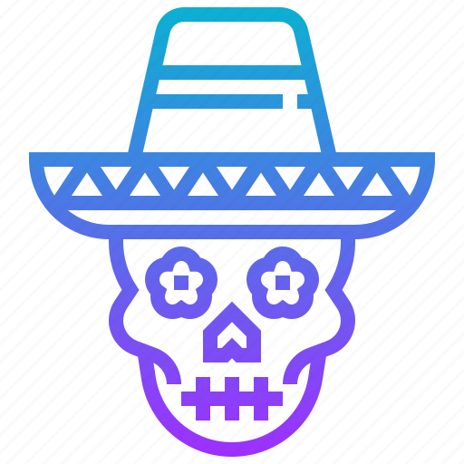 Cap, death, hat, mexico, skull icon - Download on Iconfinder