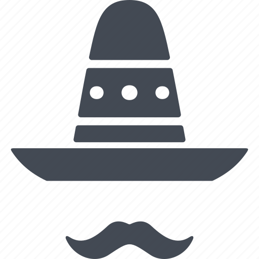 Mexico, mustache, hat, man, sombrero icon - Download on Iconfinder