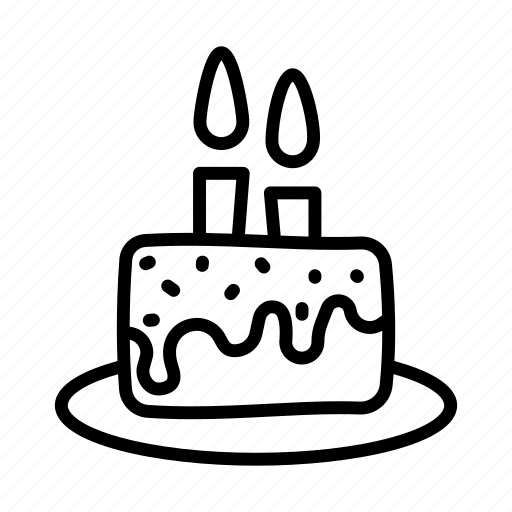 Birthday, cake, candle, food, party, restaurant, sweet icon - Download on Iconfinder