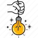 idea, bulb, light, lamp, creative, business, creativity 
