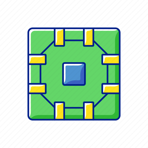 Microchip, circuit board, computer part, smart system icon - Download on Iconfinder