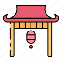 gate, gateaway, door, temple, chinese temple, building, torii gate, japanese, shrine