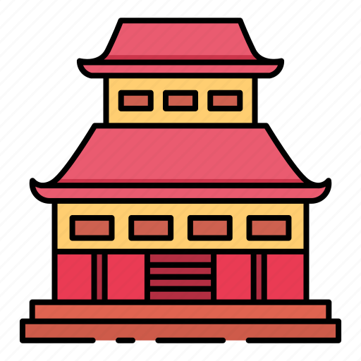 Temple, building, religion, chinese temple, landmark, monument, hinduism icon - Download on Iconfinder