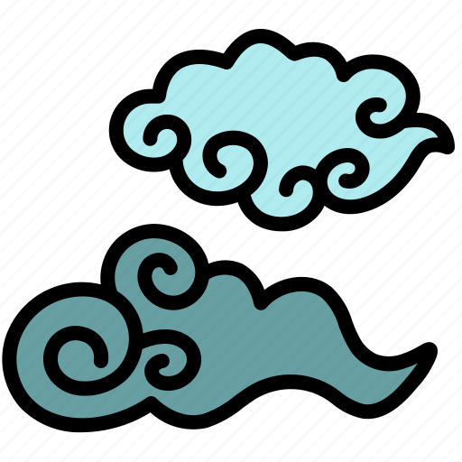 Chinese, cloud, decoration, night, sky icon - Download on Iconfinder