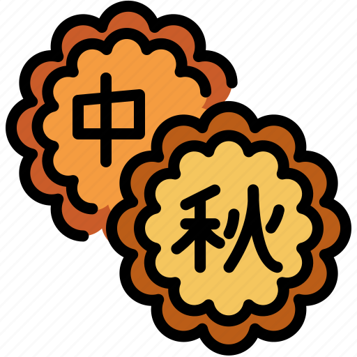 Autumn, cake, chinese, dessert, festival, mid, moon cake icon - Download on Iconfinder