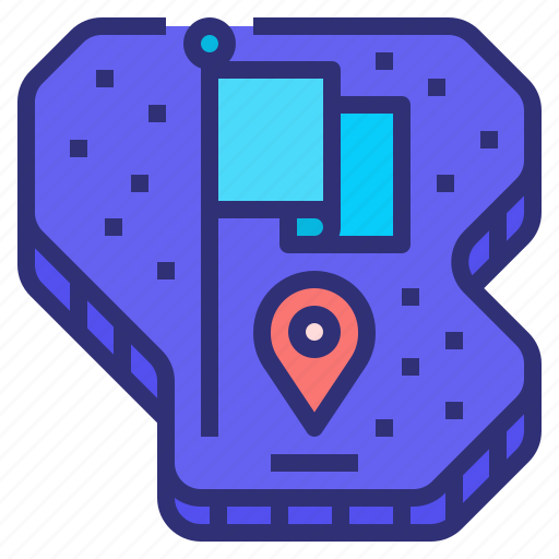 Country, lacation, map, land, travel, destination, new local icon - Download on Iconfinder