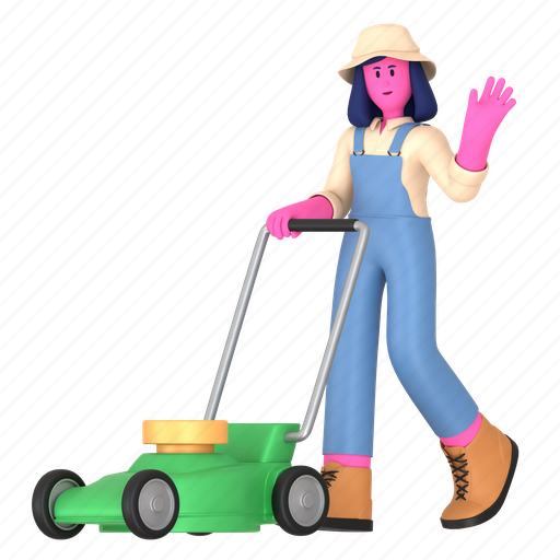 Lawn mower, grass, machine, cut, mower, farming, farmer icon - Download on Iconfinder