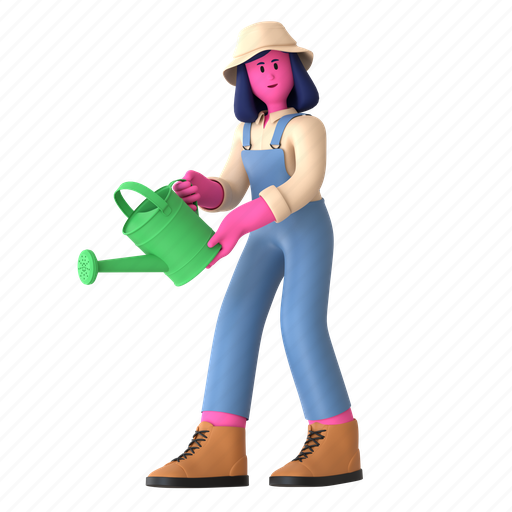 Watering, can, water, irrigation, water can, farming, farmer icon - Download on Iconfinder