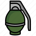 grenade, bomb, war, terrorist, hand