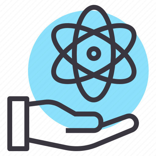 Atomic, care, energy, nuclear, receive, science, support icon - Download on Iconfinder