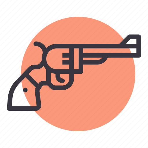 Army, gun, pistol, police, revolver, shoot, war icon - Download on Iconfinder