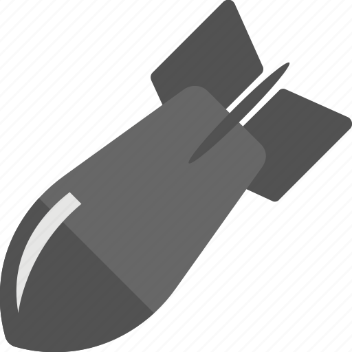 Ammunition, attack missile, aviation bomb, flying drone, weapon icon - Download on Iconfinder