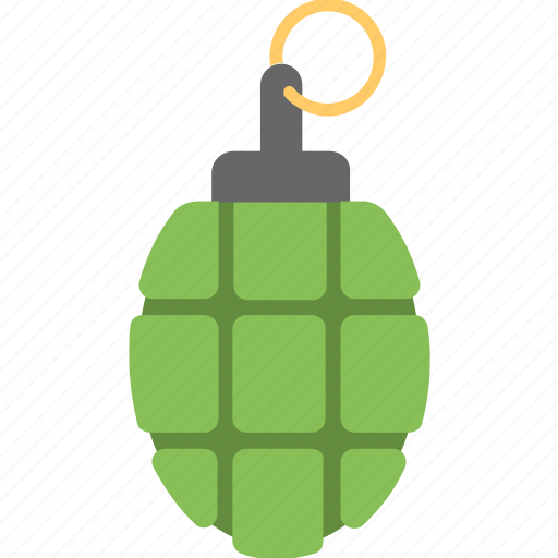 Fragmentation grenade, grenade, hand grenade, war weapon, weapon grenade icon - Download on Iconfinder