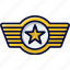 airforce, badge, medal, honor 