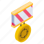 army medal, army badge, military medal, ranking medal, service award 