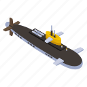 torpedo, submarine launch, pigboat, watercraft, submersible