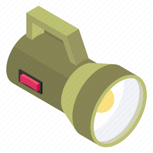 Torchlight, battery light, portable light, led light, handheld flashlight icon - Download on Iconfinder