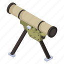 rocket launcher, missile launcher, atgm, military equipment, guided missile launcher