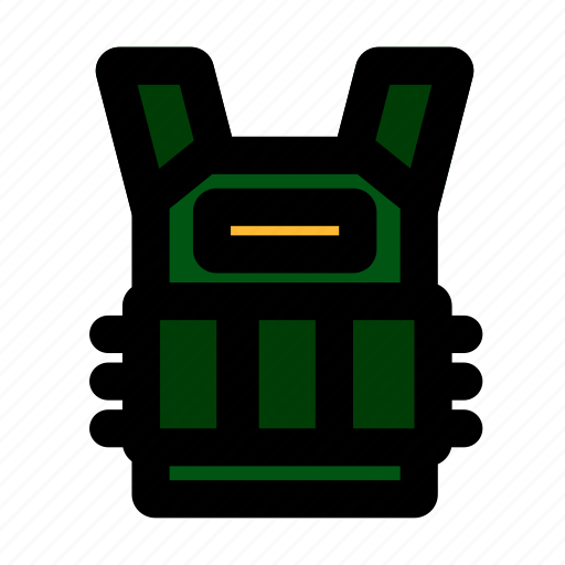 Bullet, proof, vest, military icon - Download on Iconfinder