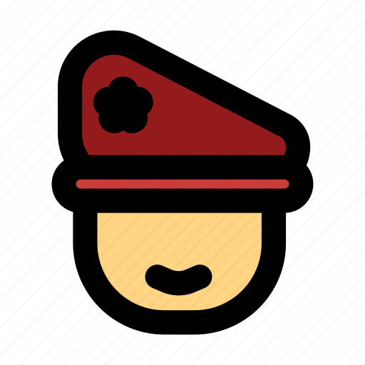 Commander, beret, military, uniform icon - Download on Iconfinder