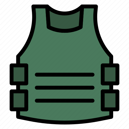 Armor, bullet, military, proof, vest icon - Download on Iconfinder