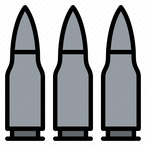 Bullets, gun, military, soldier, weapon icon - Download on Iconfinder