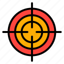 arrow, bulls, eye, military, target
