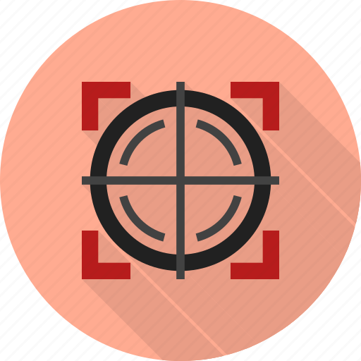 Circle, cross, gun, hunting, sight, sniper, target icon - Download on Iconfinder