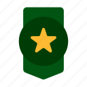 army, star, military, emblem