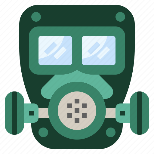 Biological, chemical, gas, mask, miscellaneous, respirator, weapon icon - Download on Iconfinder