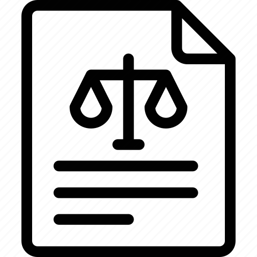 Document, justice, law, legal paper icon - Download on Iconfinder