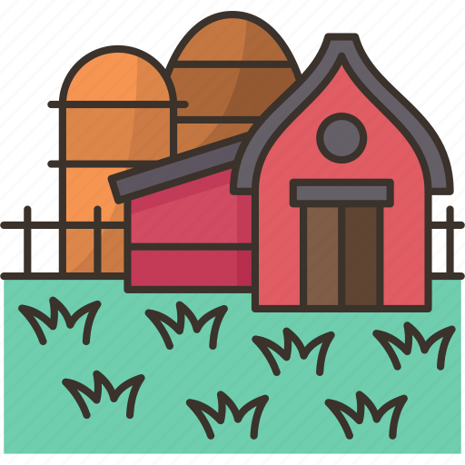 Farm, barn, agriculture, ranch, rural icon - Download on Iconfinder
