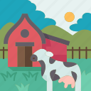 farm, milk, cow, cattle, ranch