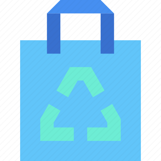 Recycle bag, shopping, bag, recycling, reusable, ecology, eco icon - Download on Iconfinder