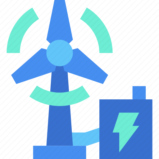 Windmill, turbine, electricity, wind energy, farm, ecology, eco icon - Download on Iconfinder