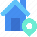 home, house, building, address, destination, location, map, pin, navigation