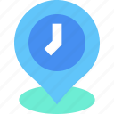 time, clock, timer, tracking, location, map, pin, navigation